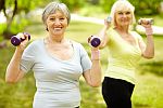Seniors exercising