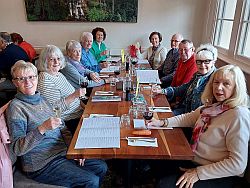 Members at lunch